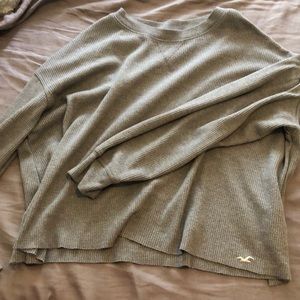 Thin cropped sweater